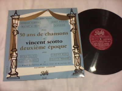 DISC VINIL 36 PIESE 50 ANS DE CHANSONS DE VINCENT SCOTTO DEUXIEME