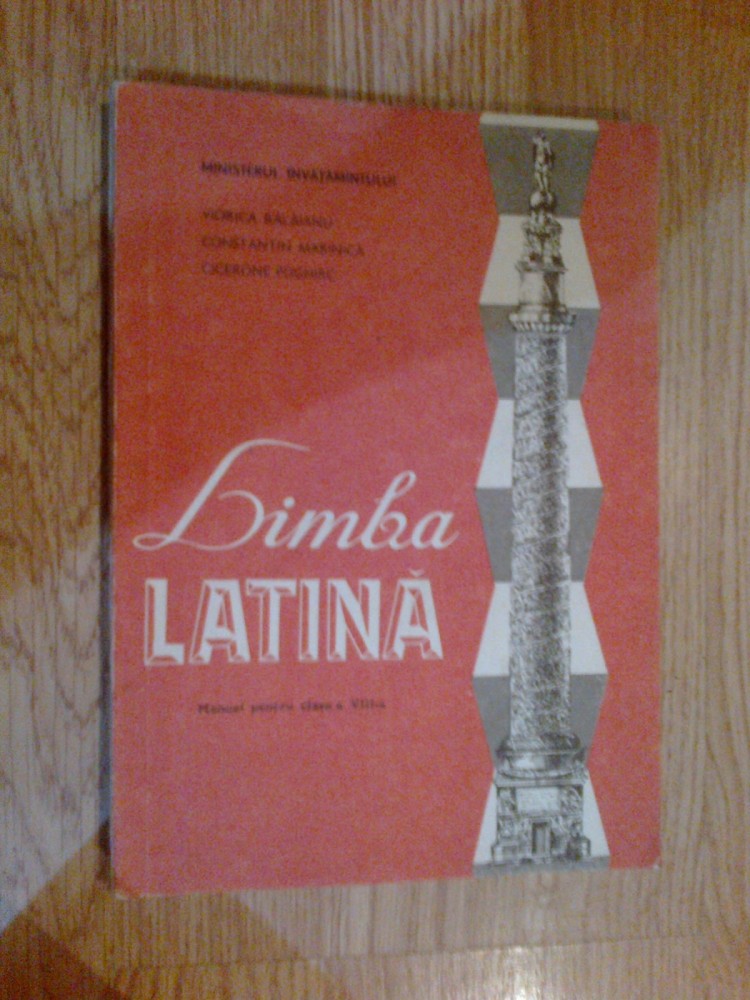 E E Limba Latina Manual Pentru Clasa A VIII A Viorica Balaianu