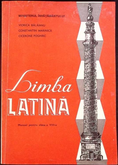 LIMBA LATINA MANUAL PENTRU CLASA A VIII A VIORICA BALAIANU CONSTANTIN