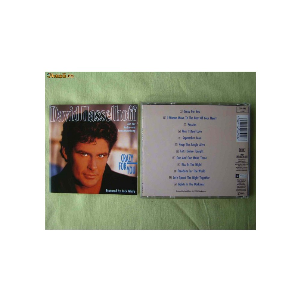 David Hasselhoff Crazy For You Album