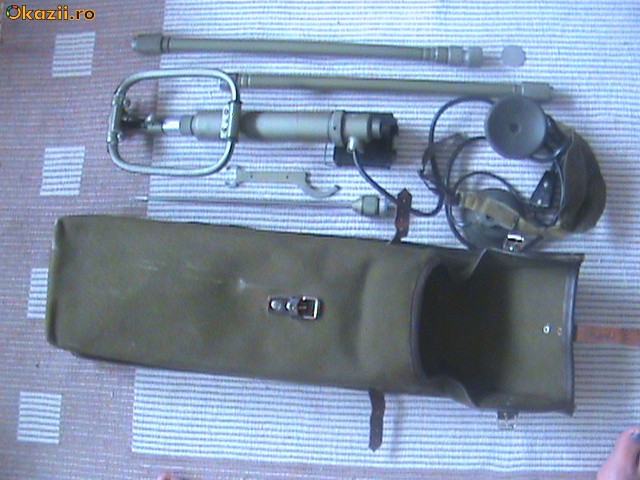 Detector de metale militar, armata, colectie, vechi, functional | arhiva  Okazii.ro