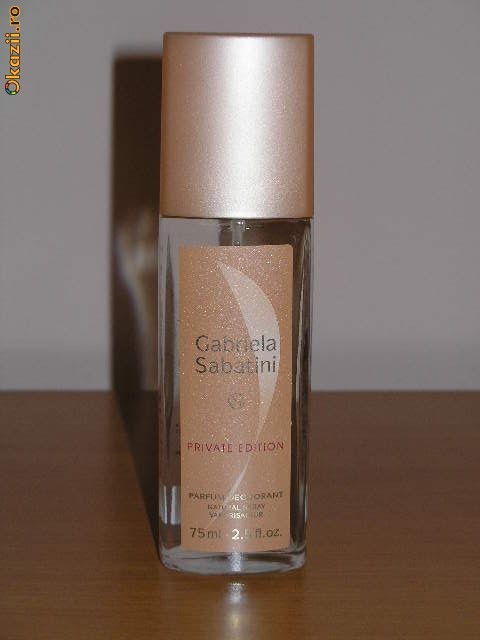 Gabriela Sabatini Private edition 75 ml,parfum deo natural spray