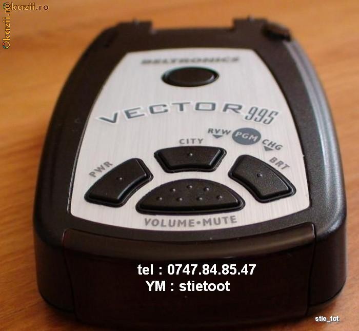 Detector radar Beltronics vector 995 cu antena S7 arhiva Okazii.ro