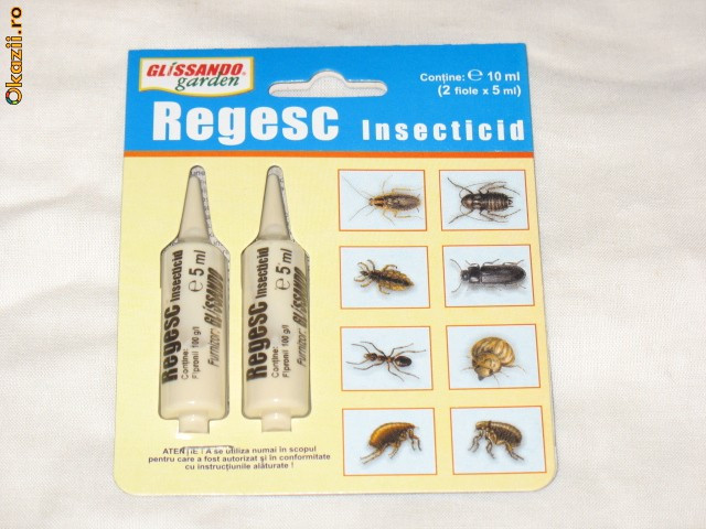 REGESC insecticid (fostul REGENT )contra gandaci,furnici,etc | arhiva  Okazii.ro