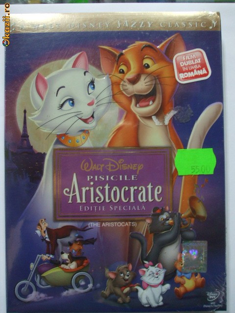 PISICILE ARISTOCRATE (THE ARISTOCATS) (DVD) SIGILAT!!! | arhiva Okazii.ro