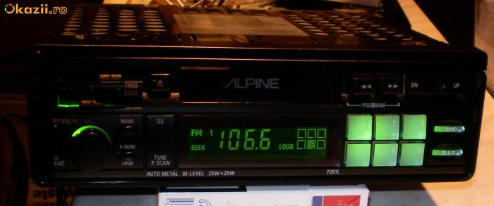 Vand radio casetofon auto Alpine 7281L | arhiva Okazii.ro