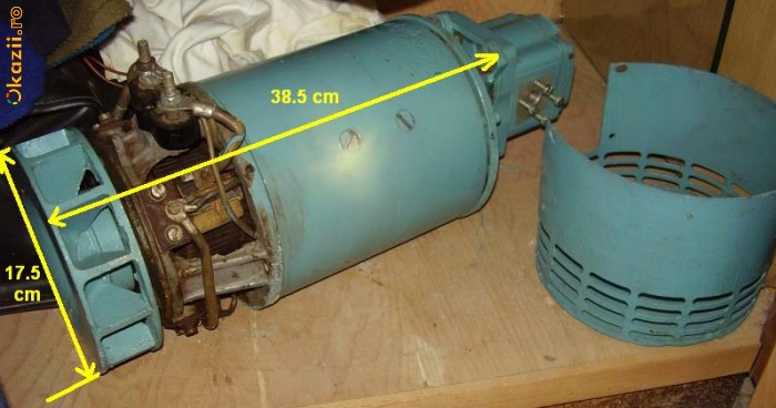 motor electric curent continuu 5 kW, 80 V electrostivuitor | arhiva Okazii .ro
