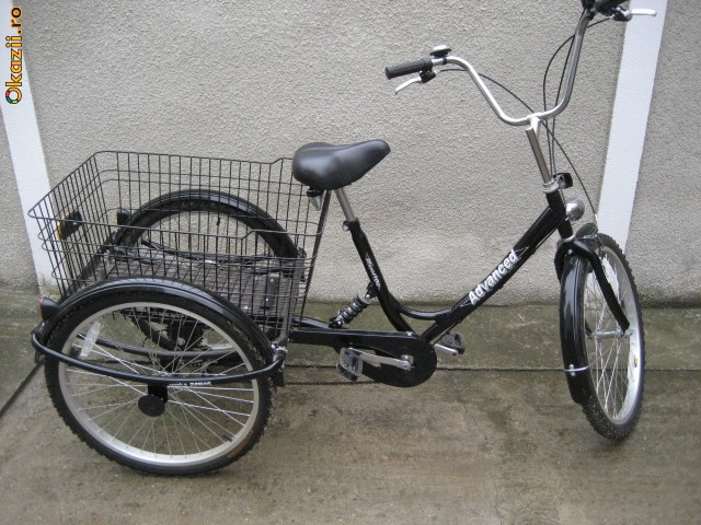 Tricicleta pentru adulti,bicicleta cu trei roti,marca Advanced | arhiva  Okazii.ro