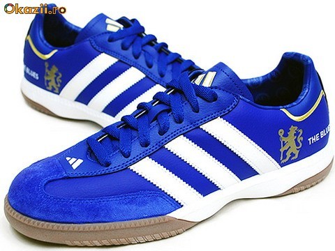 adidas gazelle silver green womens Limited edition Chelsea FC Didier Drogba inspired blue /white/ suede A   Sneakcustomtrainers.com
