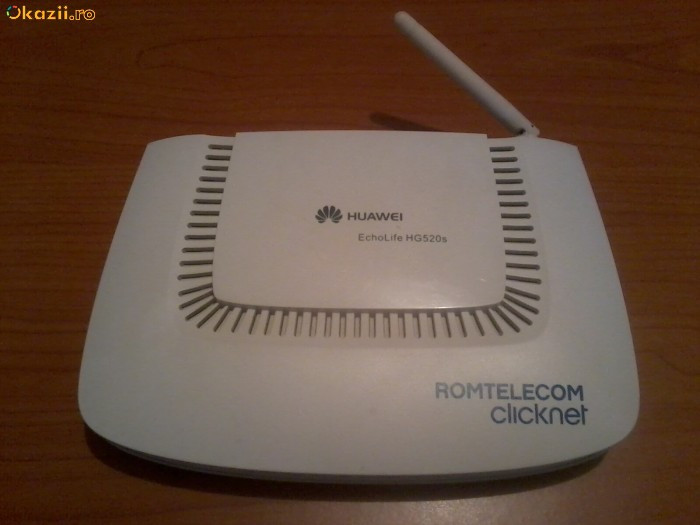router adsl wireless romtelecom - huawei echolife hg520s | arhiva Okazii.ro