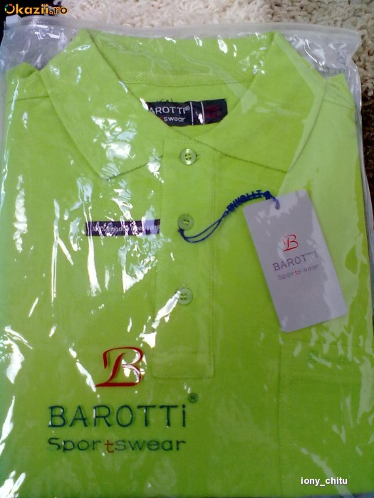 Tricou polo Barotti | arhiva Okazii.ro