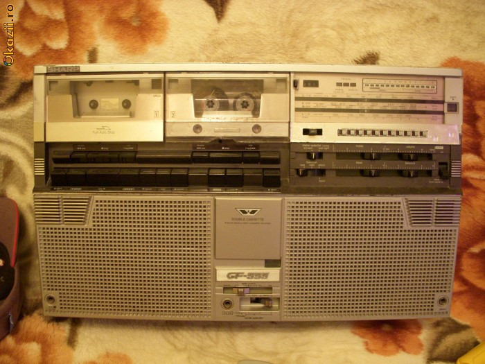 Radio casetofon Sharp Gf 555 (akai, philips) | arhiva Okazii.ro