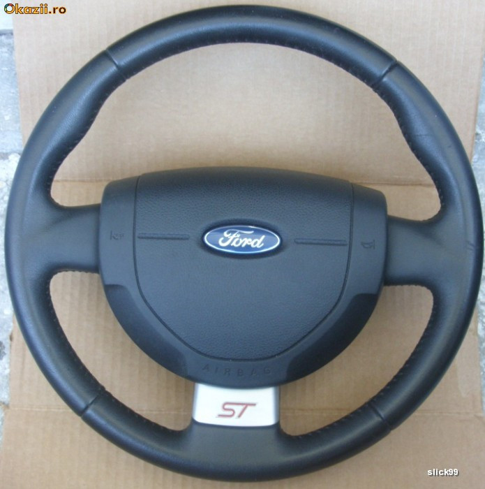 Volan piele Ford Fiesta ST (merge si la Fusion, Connect) | arhiva Okazii.ro