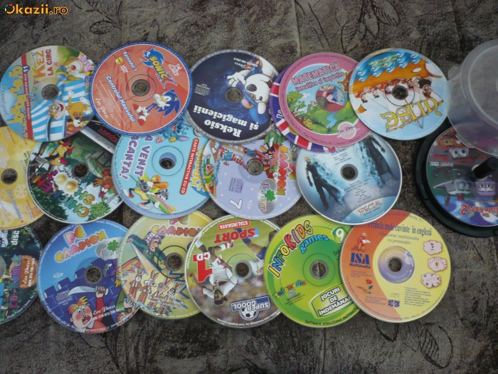 CD - uri jocuri copii pt. calculator - peste 60 buc. | arhiva Okazii.ro