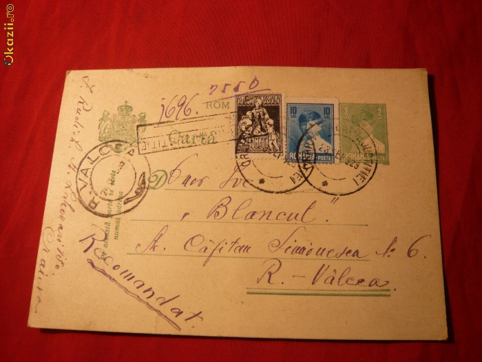 Carte Postala marca fixa 2 Lei verde + 10 Lei Mihai copil | Okazii.ro