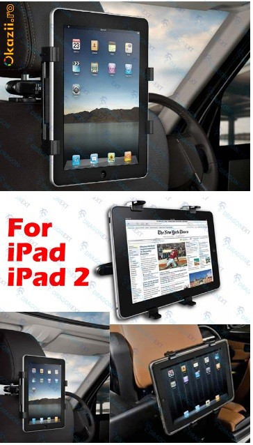 Suport auto tetiera apple ipad 1 si 2 3 4 stand masina | Okazii.ro