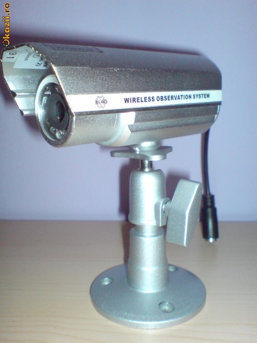 CAMERA,WIRELESS OBSERVATION SYSTEM,,ELRO"CS96C,cu suport | arhiva Okazii.ro