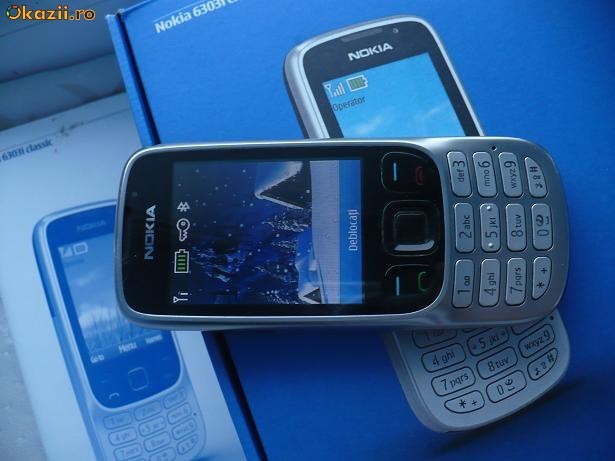 OKAZIE !NOKIA 6303i steel,liber de retea,cu garantie Altex.STARE PERFECTA |  arhiva Okazii.ro