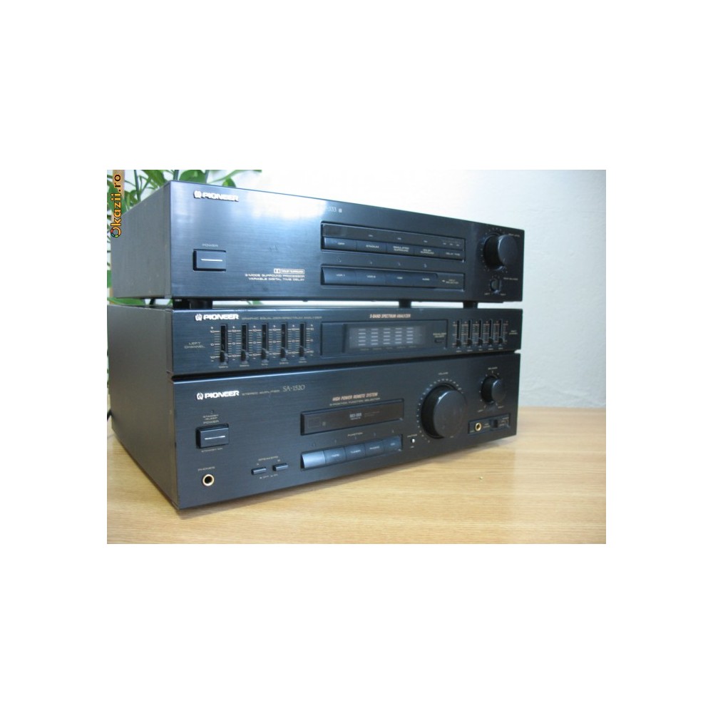 linie PIONEER sa1520,vsp333,Amplificator Si Procesor 4x100 watts,2x50
