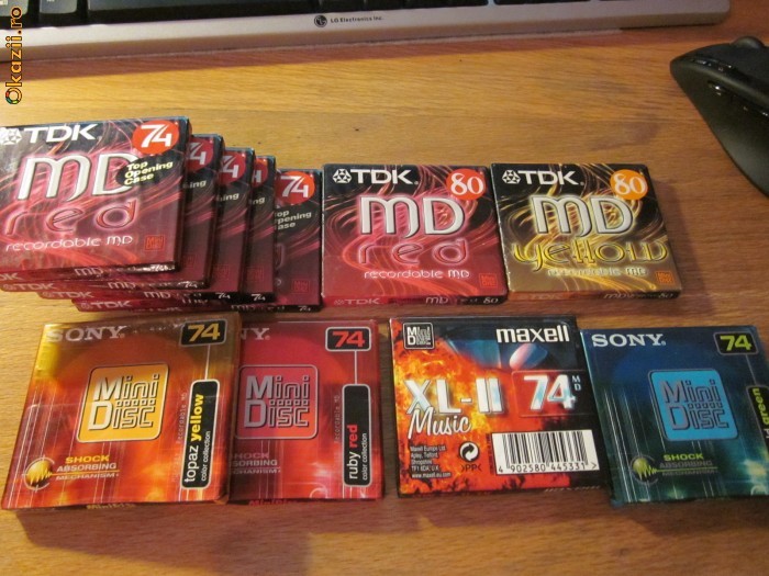 MINIDISCURI SONY MINIDISCURI TDK MINIDISC MAXELL MINIDISC BLANK SONY