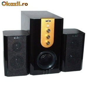 sistem audio 2.1 CJC 61 D sigilat in cutie | arhiva Okazii.ro