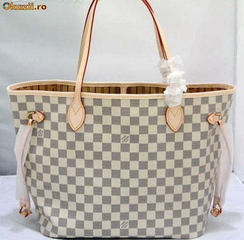 ** Geanta clutch Louis Vuitton neverfull cu monograma (LV)