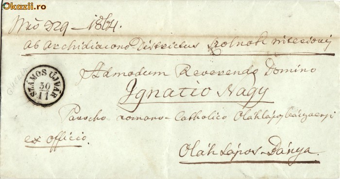 SCRISOARE VECHE 1864 GHERLA | Okazii.ro