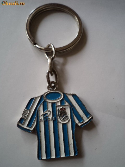 Real Sociedad fc fotbal espana breloc echipa spania fan sport de colectie  hobby | Okazii.ro