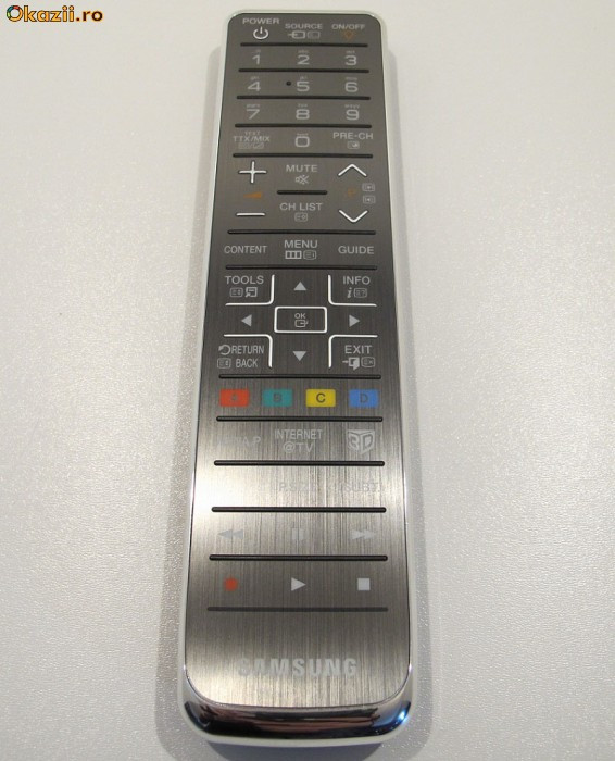 Telecomanda Samsung (model 2011-2012) cu butoane iluminate. Compatibila cu  toate televizoarele Smart TV / 3D si nu numai. | arhiva Okazii.ro