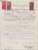 A72 Act de rediere 1929 Timbre taxa 7 lei, Documente
