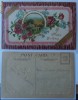 Felicitare in relief , inceput de secol 20 , deosebita , 4 , stare excelenta