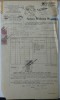 Factura , 1948 , timbru : Una caramida pentru refac. Palatului Cultural Botosani