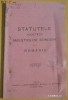 Statut-Soc. Maestrilor Sondori-Romania-1912