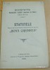Statut, Soc. Scoalelor de Comert-Craiova-1910