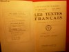 Manual L.Hachette ed. 1927 -&amp;quot;Textes Francais - sec XVI-XVII
