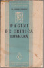 Vl.Streinu / Pagini de critica literara (editie 1938)