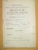 Statut Banca ,,BALCA&amp;quot; Putna Tg Jiu 1910