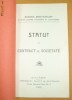 Statut Soc. ,, Bazarul muncitorilor&amp;quot; Buc. 1908