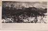 Predealul iarna : vedere spre Muntii Bucegi- circulata 1937, timbre, Fotografie, Predeal