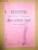 Statut Soc. lucratori cizmari Galati 1911