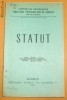 Statut Brutari, franzelari, simigii Buc. 1909