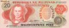 Bancnota Filipine 20 Piso (1970) - P155 UNC