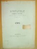 Statutele clubului ,,Caritabil&amp;quot; Buc. 1907