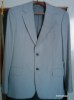 Costum Barbati Gri Deschis Marime S, Sacou 2 Nasturi, Slim Fit