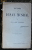 E Schure Histoire du drame musical Editia 17 Paris 1928