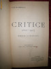 Titu Maiorescu, Critice, 3 volume, 1915