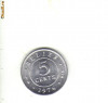Bnk mnd Belize 5 centi 1976 unc, America de Nord
