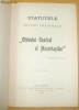 Statut- Clubul Central al Meseriasilor-1908