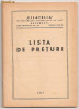 (C152) LISTA DE PRETURI 1971, FILATELIA