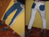 Blugi /jeans sport noi reducere!, 36, Lungi, Multicolor